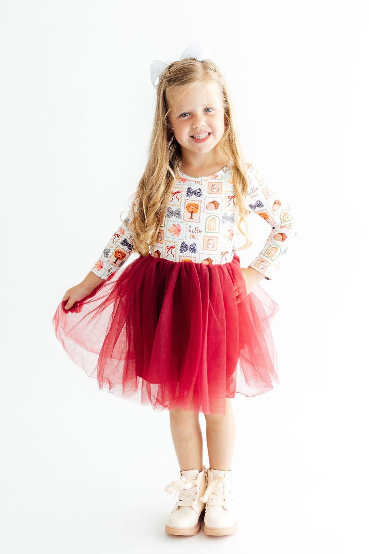Hello Fall L/S Tutu DressTutu Dress L/STorqelo.com