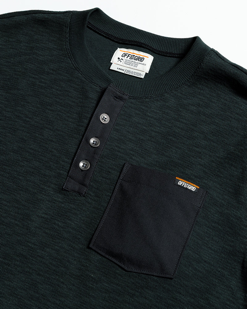 Draper Henley - Vintage Black by Off The Grid Surplus