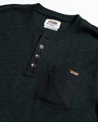 Draper Henley - Vintage Black by Off The Grid Surplus