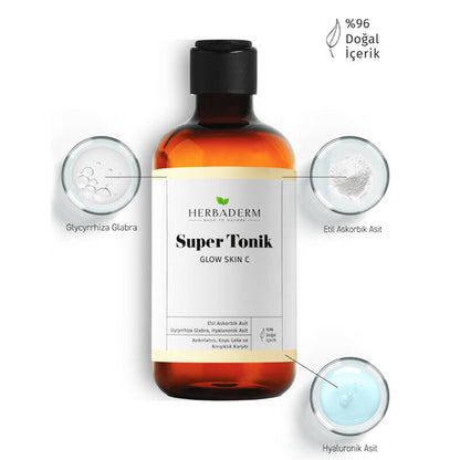 Herbaderm Brightening Super Tonic with Vitamin C 250 ml by Beauty Care Bag