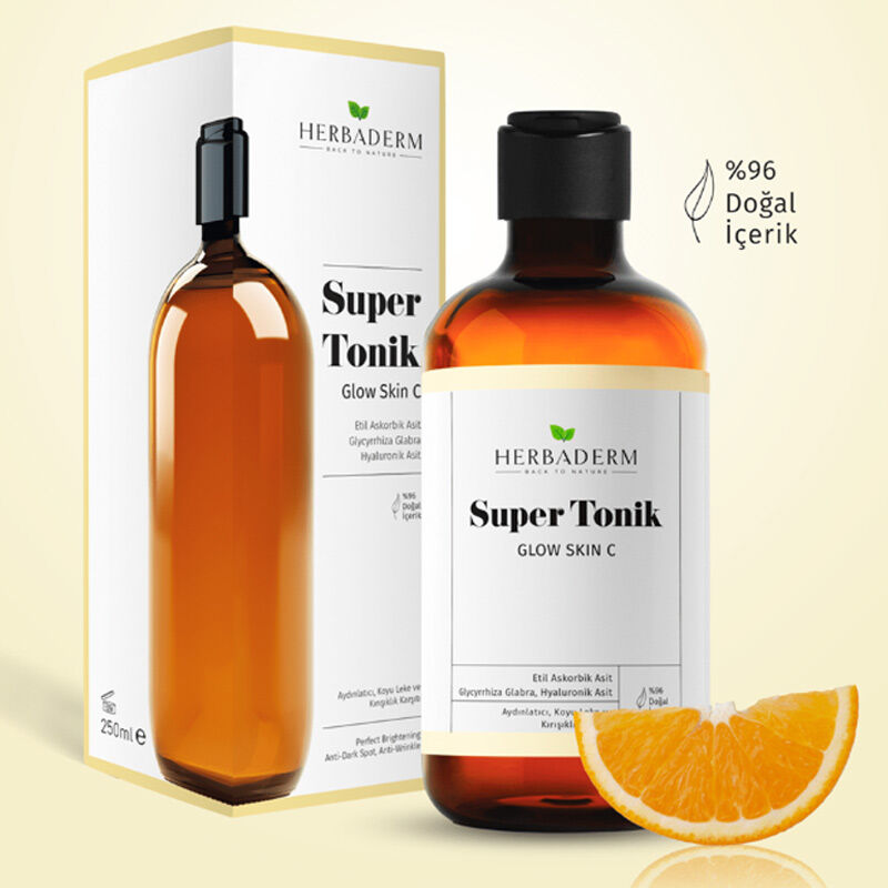 Herbaderm Brightening Super Tonic with Vitamin C 250 ml by Beauty Care Bag