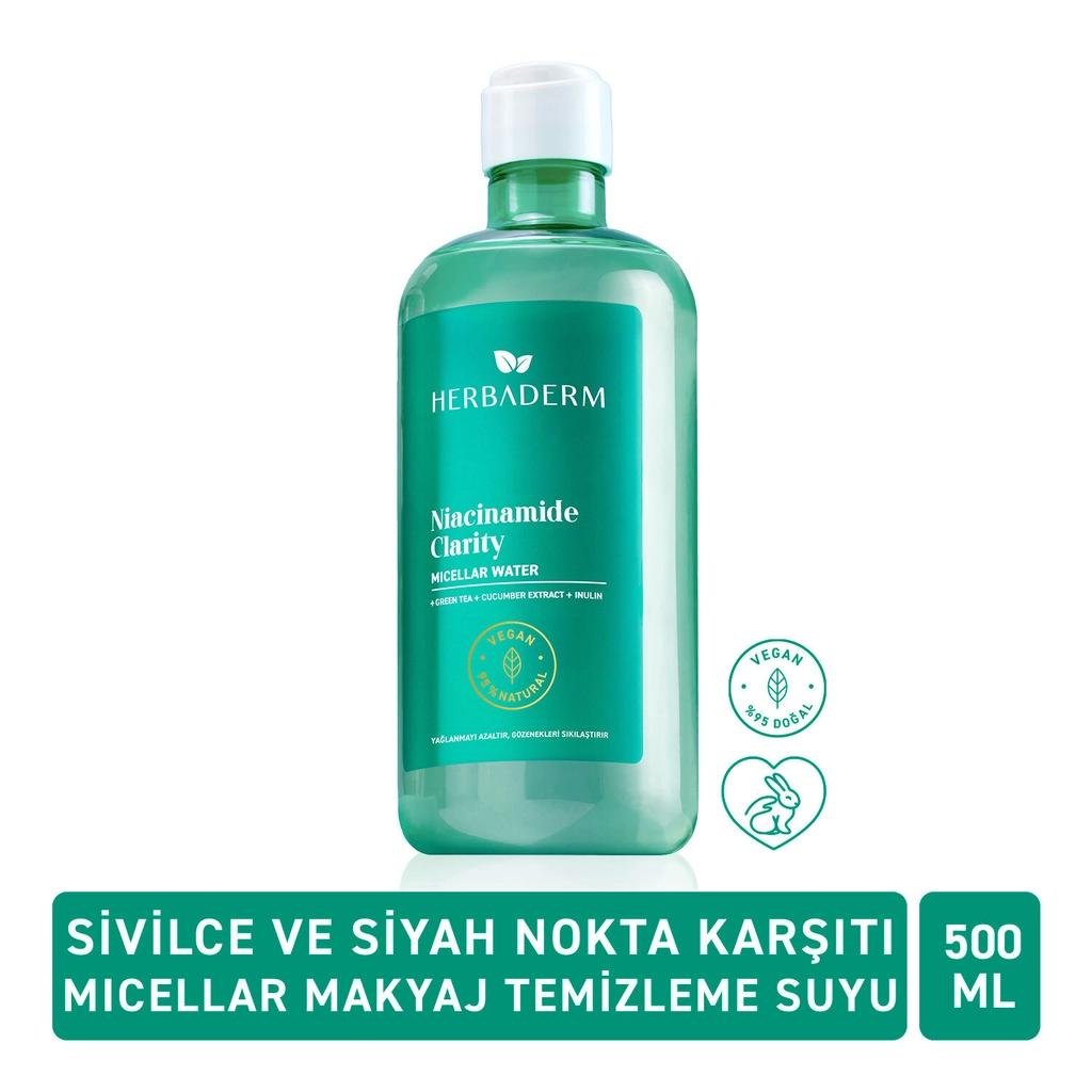 Herbaderm Niacinamide Clarity Micellar Water 500 mlSkincareTorqelo.com