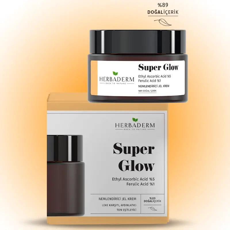 Herbaderm Super Glow Hydrating Gel Cream for Brightening 50ml by Beauty Care Bag