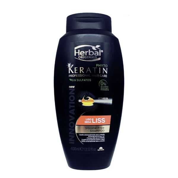 Herbal Phyto Keratin Liss Smoothing Shampoo 400ml by Beauty Care Bag