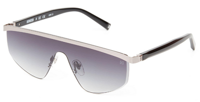 Hermossa HM-1619 01-Abram Silver Metal Eyewear 130mm by Beauty Care Bag