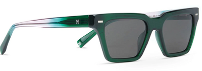 Hermossa HM-1664 04 Green Square Sunglasses 52mm by Beauty Care Bag