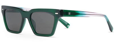 Hermossa HM-1664 04 Green Square Sunglasses 52mm by Beauty Care Bag