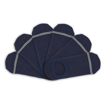 Heston Navy No Show - 6-PackNo Show SocksTorqelo.com