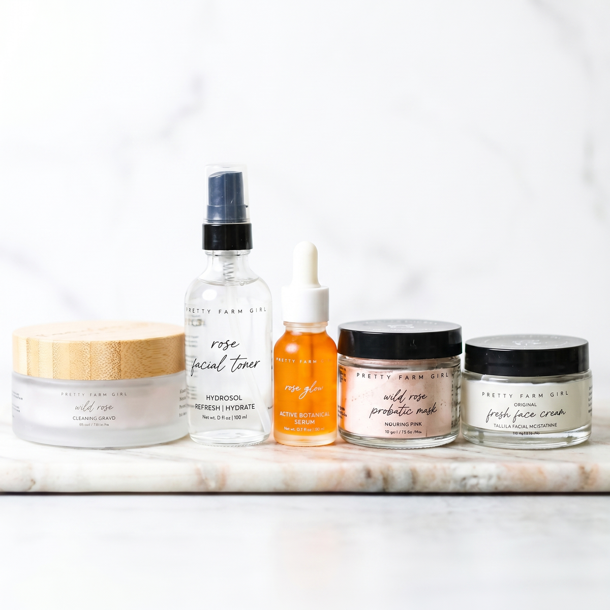 Starter Radiant Clean Beauty Face Kit by Pretty farm girl