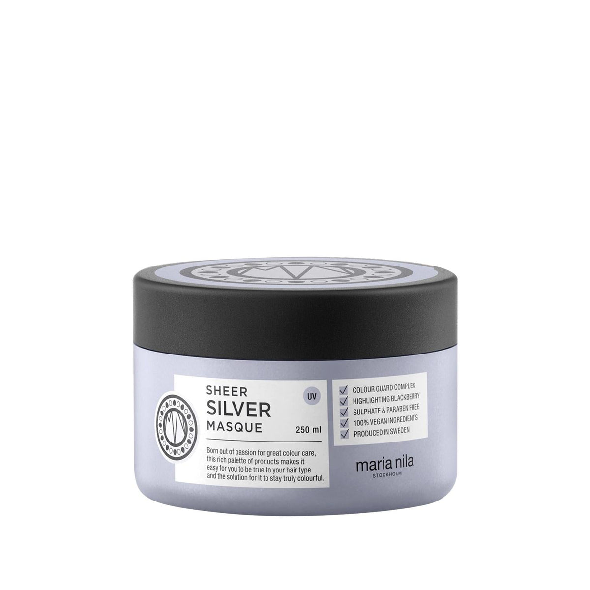 Maria Nila Sheer Silver Hair Mask for Blonde Hair - Nourishing & Conditioning, 8.45 fl oz by Beauty Care Bag