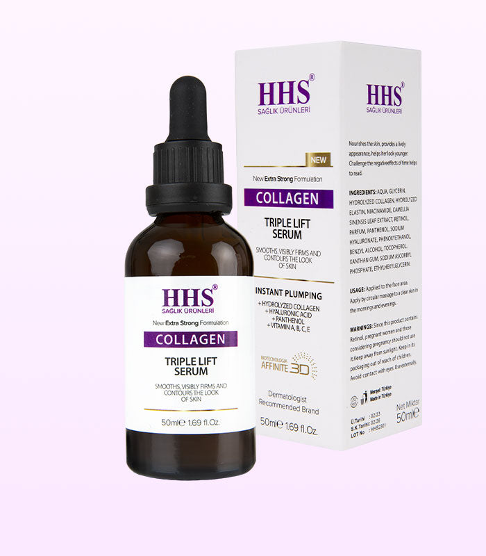 HHS Collagen Triple Lift Serum 50 ml | Firming & Hydrating | Retinol + Hyaluronic Acid by Beauty Care Bag