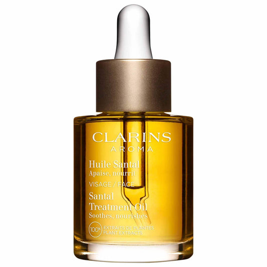 Santal - Soothing & Hydrating Face Treatment Oil for Dry Skin - Natural, Chemical-Free Skincare by Beauty Care Bag