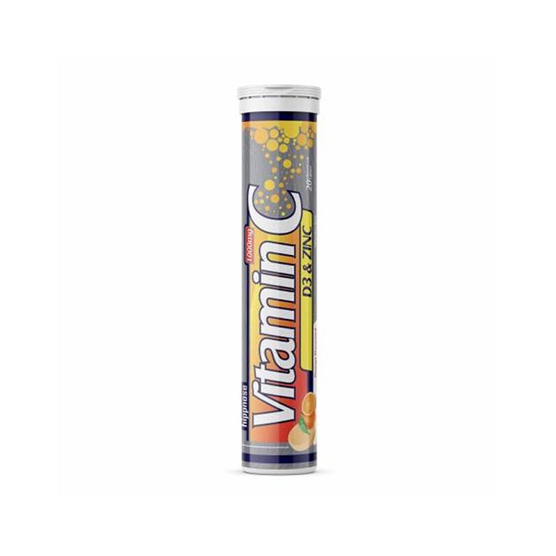 Hippnose Vitamin C, D3 & Zinc Dietary Supplement 20 TabletsSupplementsTorqelo.com