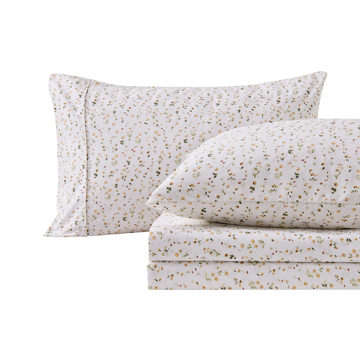 Watercolor Floral Sheet Set - Delia Collection by Great Bay Home
