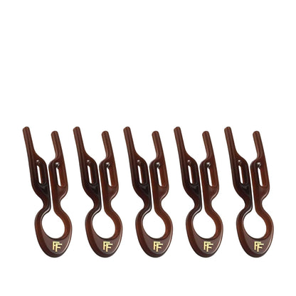 Fiona Franchimon No 1 Hairpin Petite Brown 5-Pack by Beauty Care Bag