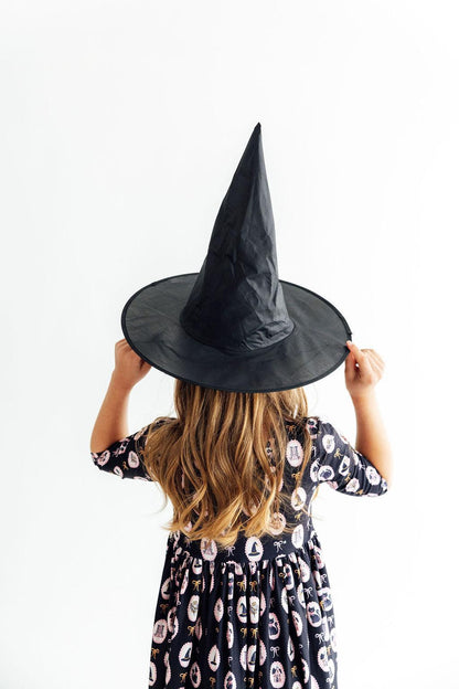 Hocus Pocus 3/4 Sleeve Pocket Twirl DressTwirl Dress - 3/4 - PocketTorqelo.com