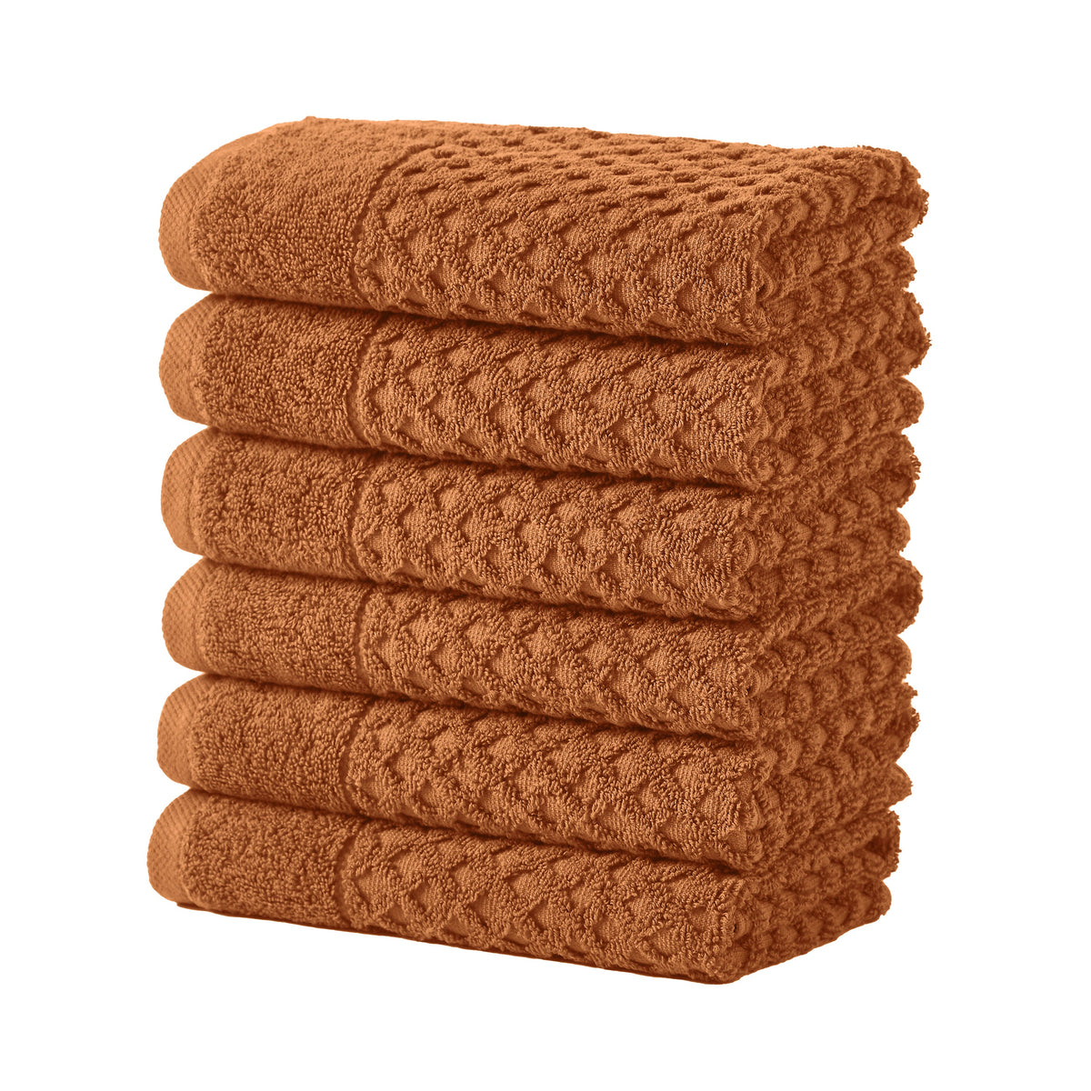 Cotton Diamond Waffle Weave Bath Towel Set - Grayson Collection by Great Bay Home