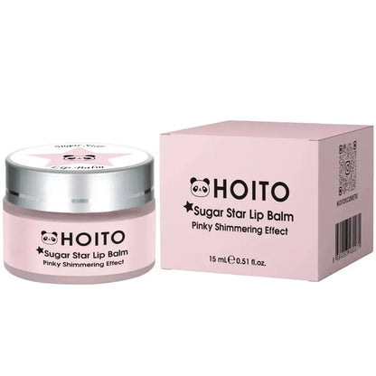 Hoito Sugar Star Hydrating Lip Balm for Pink Glow 15ml by Beauty Care Bag
