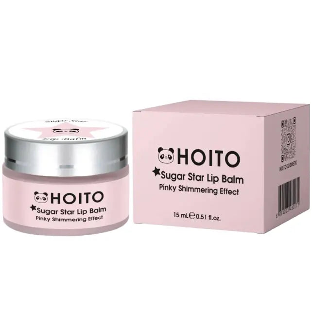 Hoito Sugar Star Hydrating Lip Balm for Pink Glow 15ml by Beauty Care Bag