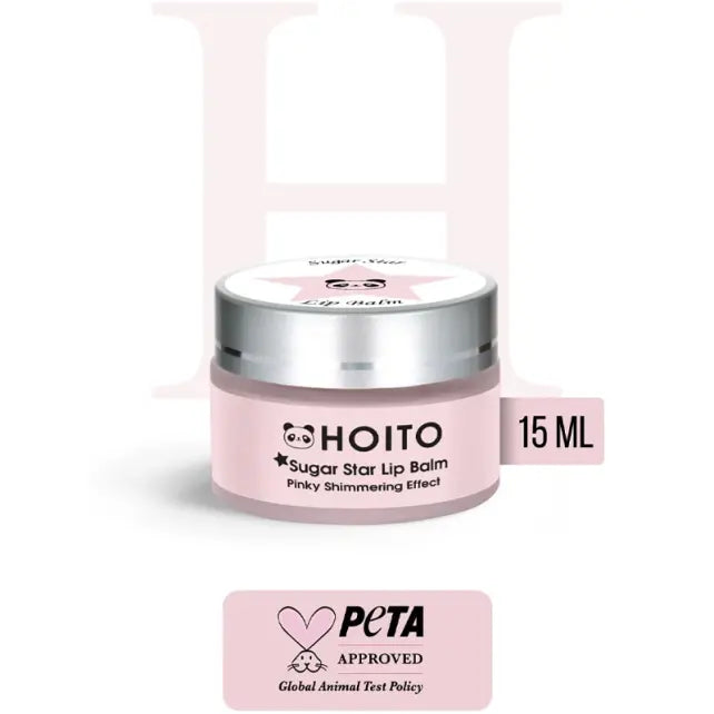 Hoito Sugar Star Hydrating Lip Balm for Pink Glow 15ml by Beauty Care Bag