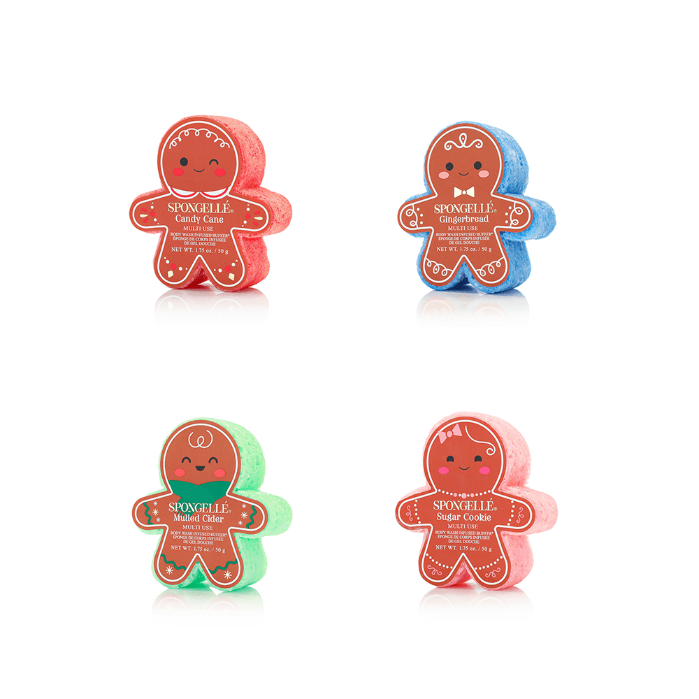 Holiday Gingerbread Multi-Use Assorted PackBody Wash Infused BufferTorqelo.com