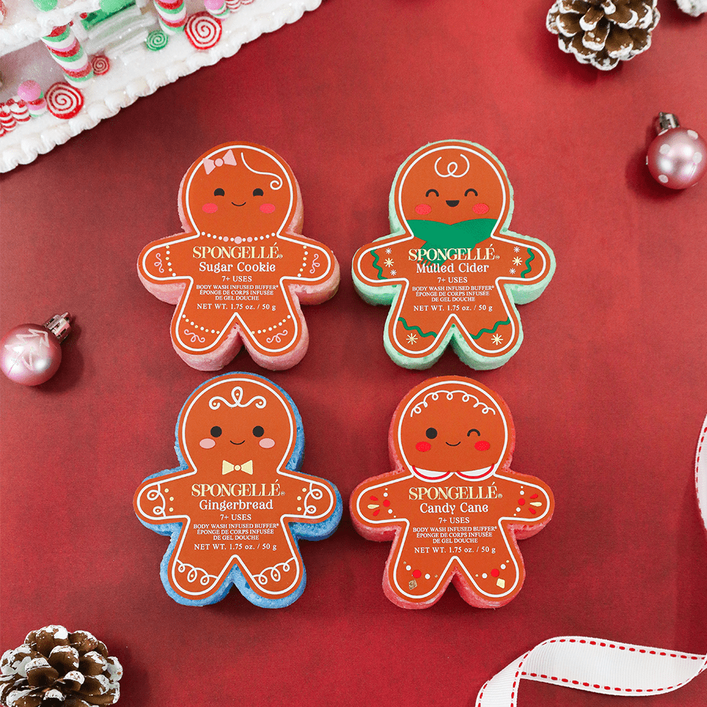 Holiday Gingerbread Multi-Use Assorted PackBody Wash Infused BufferTorqelo.com