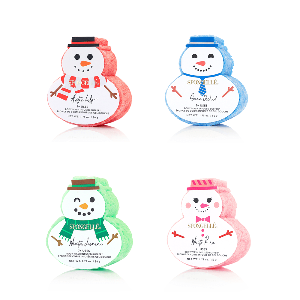 Holiday Snowman Assorted PackBody Wash Infused BufferTorqelo.com
