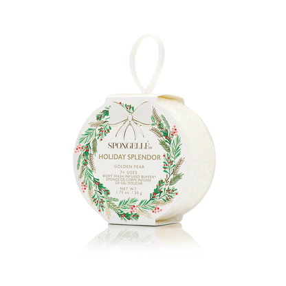 Holiday Splendor - Golden Pear | Holiday WreathBody Wash Infused BufferTorqelo.com