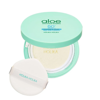 Holika Holika Aloe Mild Sun Cushion SPF50 Soothing Sunscreen 25g by Beauty Care Bag