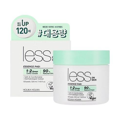 [HOLIKA HOLIKA] Less On Skin Essence Pad 120ea(220ml) by Seoulia