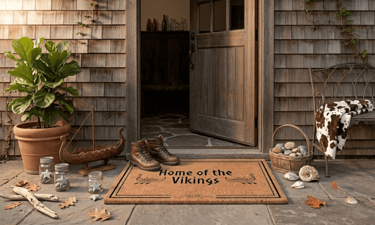Home of the Vikings Coir MatTorqelo.com