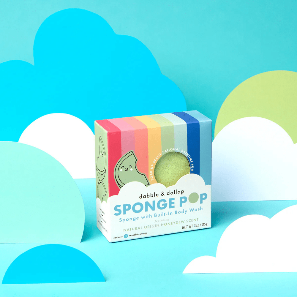 Honeydew Sponge Pop™ Kids Buffer | Dabble & DollopBody Wash Infused BufferTorqelo.com