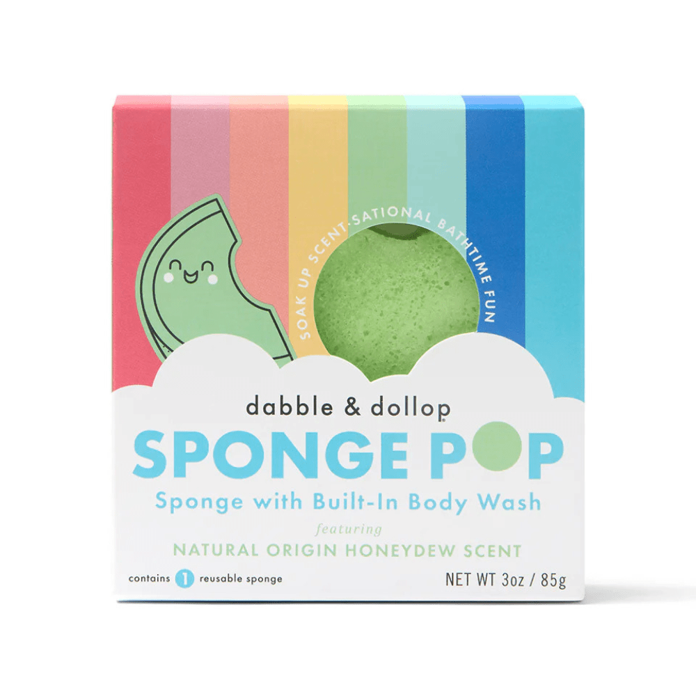 Honeydew Sponge Pop™ Kids Buffer | Dabble & DollopBody Wash Infused BufferTorqelo.com