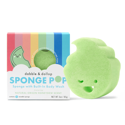 Honeydew Sponge Pop™ Kids Buffer | Dabble & DollopBody Wash Infused BufferTorqelo.com