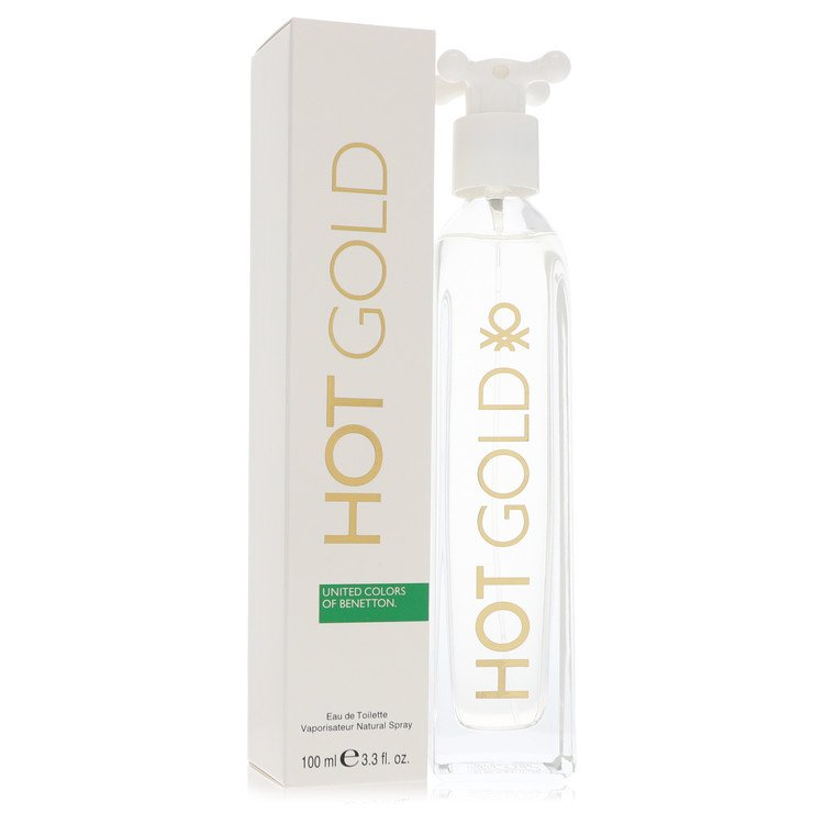 Hot Gold by Benetton Eau De Toilette Spray 3.3 oz for Women by Avera Group