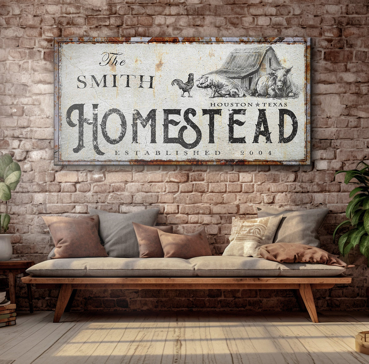 Homestead Sign by Tailored Canvases