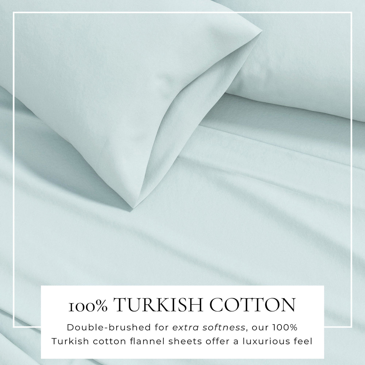 Cotton Solid Flannel Sheet - Nordic Collection by Great Bay Home