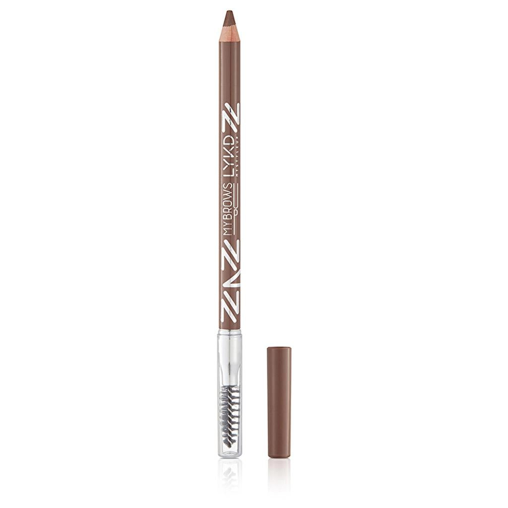LYKD Powder Eyebrow Pencil in 170 Warm Brown for Natural Brows by Beauty Care Bag