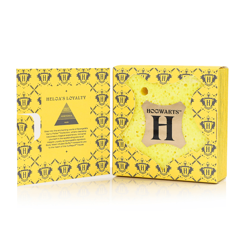 Hufflepuff™ Helga's Loyalty Buffer | Harry Potter™ CollectionBody Wash Infused BufferTorqelo.com