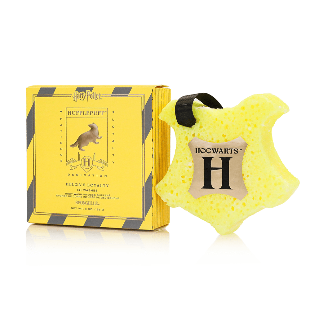 Hufflepuff™ Helga's Loyalty Buffer | Harry Potter™ CollectionBody Wash Infused BufferTorqelo.com
