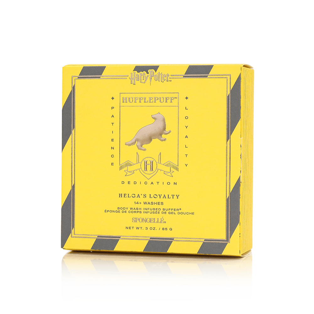Hufflepuff™ Helga's Loyalty Buffer | Harry Potter™ CollectionBody Wash Infused BufferTorqelo.com