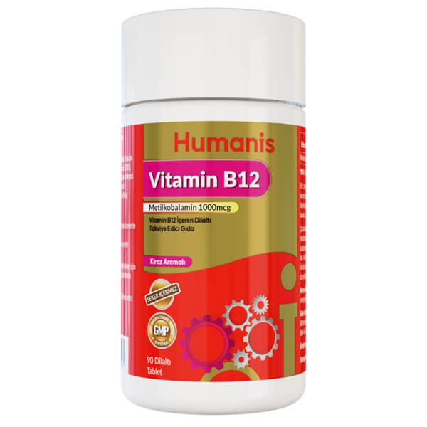 Humanis Vitamin B12 ODT Quick-Dissolve Tablets 90 CountSupplementsTorqelo.com