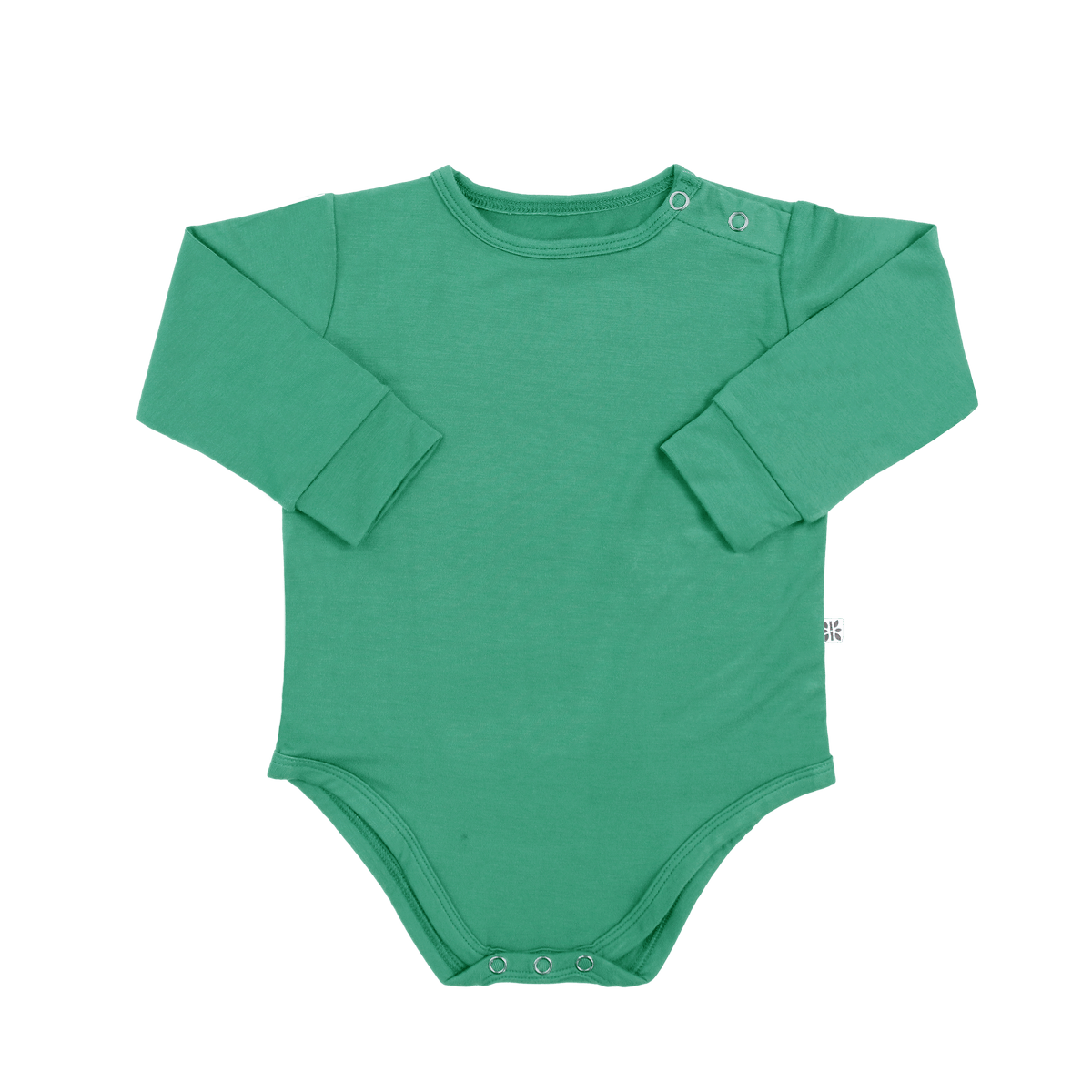 Hunter Green Long Sleeve Bodysuit by Sweet Bamboo