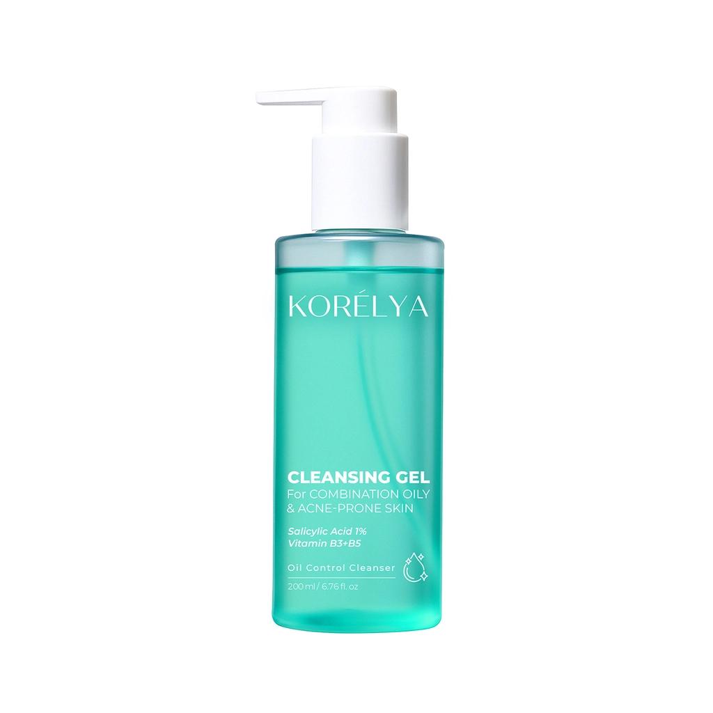 Korelya Face Cleansing Gel for Acne-Prone Skin 200 ml by Beauty Care Bag