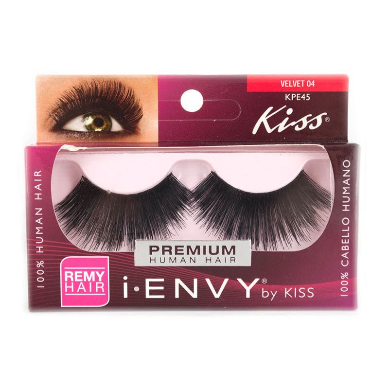 I.Envy Velvet 04 100% Natural Human Hair Lashes by Beauty Care Bag