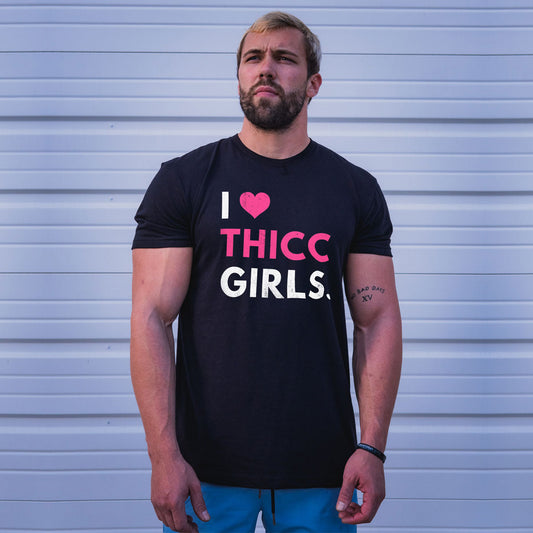 I ❤️ THICC GIRLS - Tee by Tango Charlie Apparel