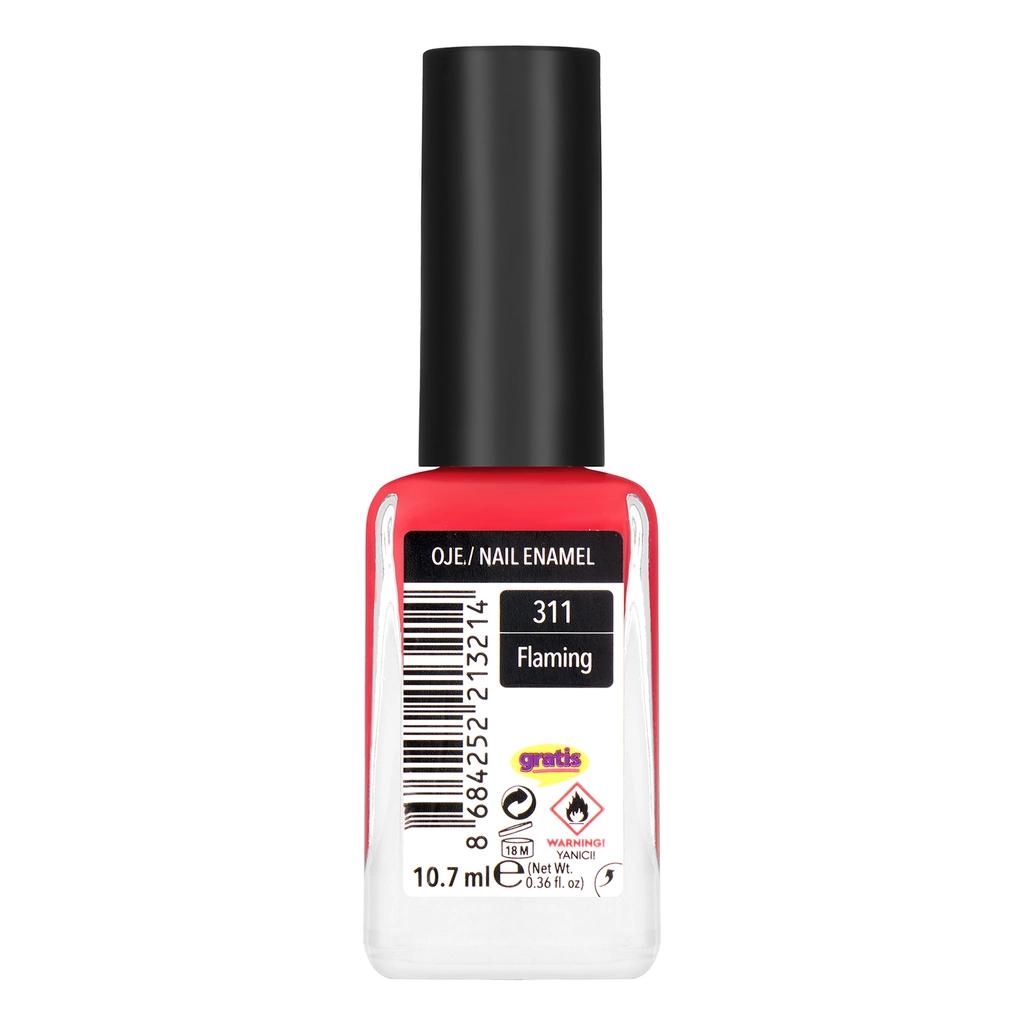 LYKD My Style Up Nail Enamel 311 Flaming 12ml by Beauty Care Bag