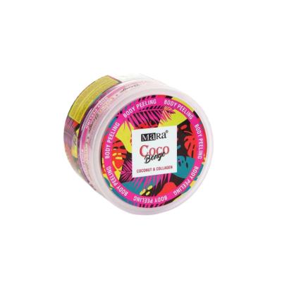 Mara Body Scrub/Peeling with Plant-Based Collagen & Coconut Scent - Vegan Skincare for Smooth, Nourished Skin by Beauty Care Bag