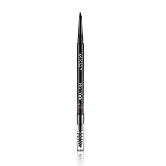 Flormar Ultra Thin Brow Pencil - Waterproof, Precise Eyebrow Definition for Long-Lasting Wear by Beauty Care Bag