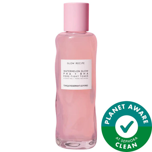 Watermelon Glow: PHA + BHA Pore-Tight Toner | Gentle Exfoliating & Hydrating Facial Toner for Clear, Smooth Skin by Beauty Care Bag